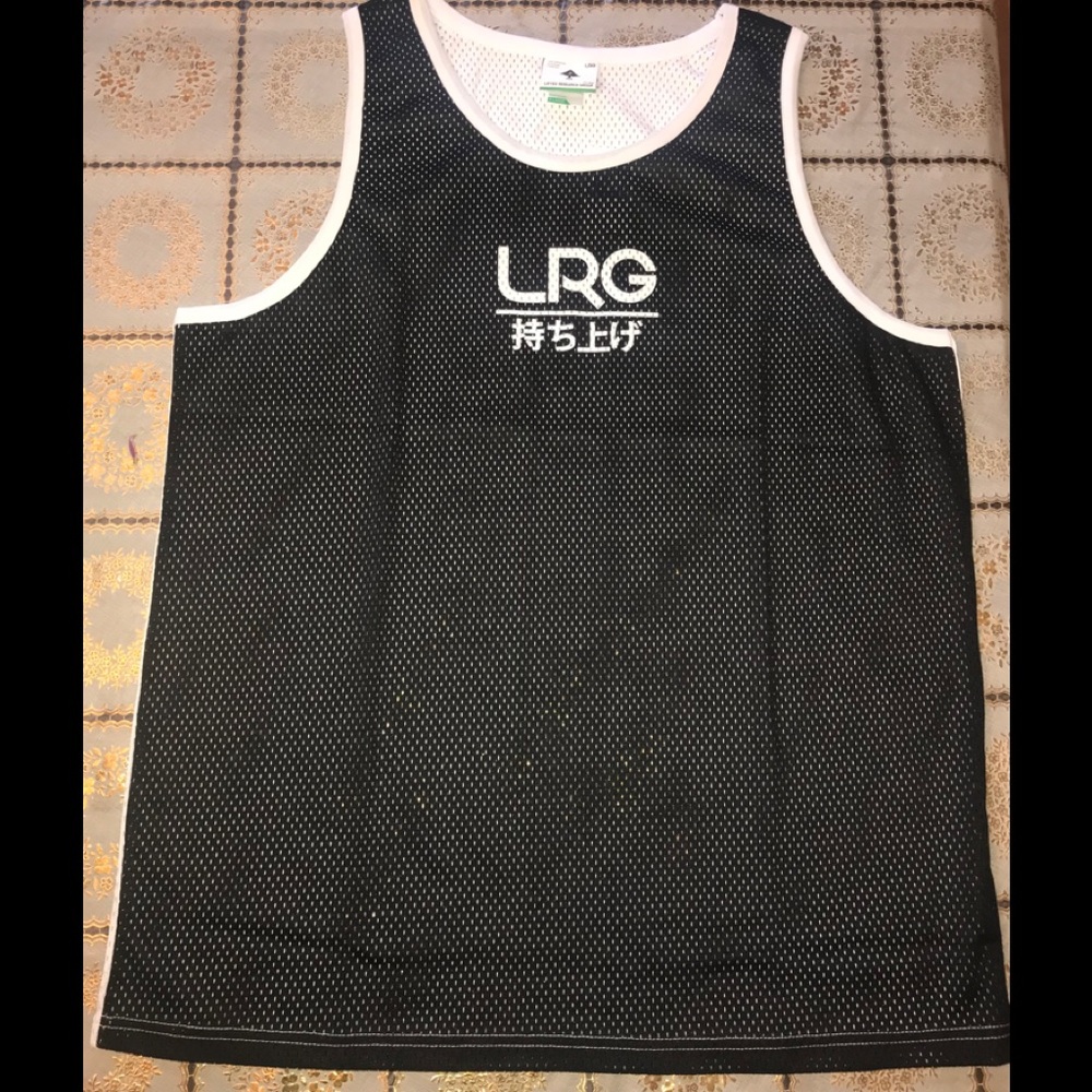 LRG black & white mesh Jersey